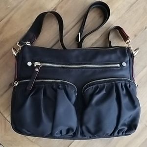 Black Nylon Crossbody/Shoulder Bag